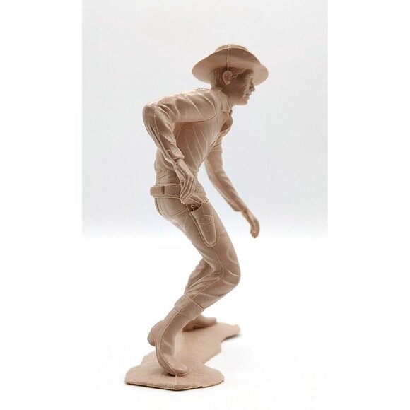 1964 Louis Marx 5" Boeco Cowboy Plastic Figure In Beige - Picture 2 of 4